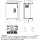 Falownik wektorowy 110kW 3-fazowy 460VAC Delta Electronics VFD1100C43A